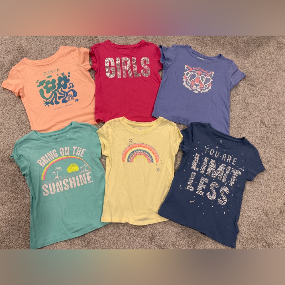 GAP Tee Shirt Lot - XS Size 5